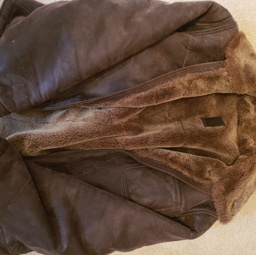 Robert Comstock men's vintage leather jacket